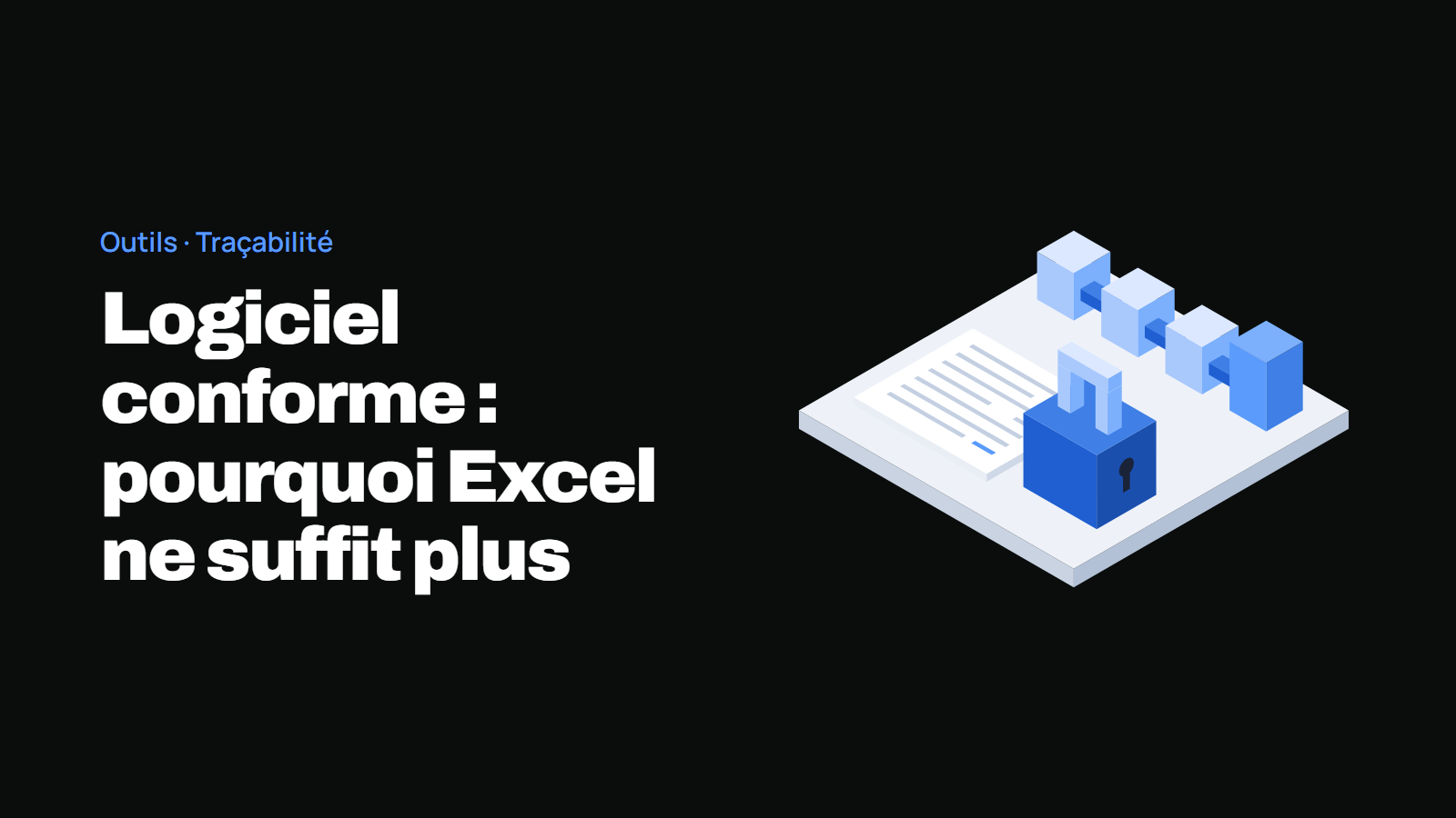 Une chaîne d'écritures scellées, un registre et un cadenas.